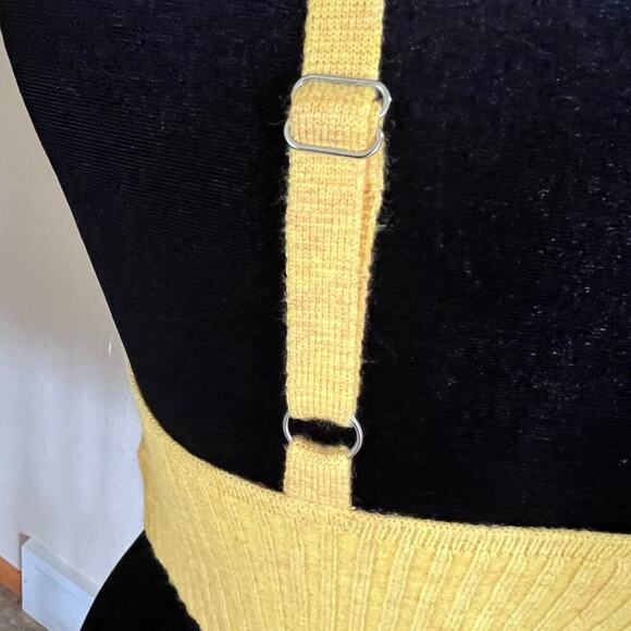 Wild Fable bra-like knit top, yellow, women's size XL - Picture 5 of 8
